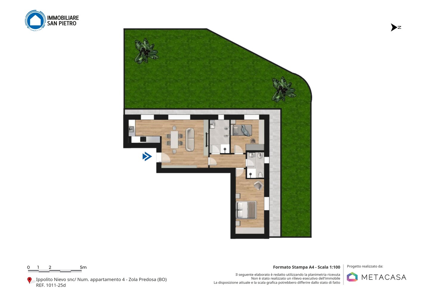 Appartamento in vendita a Zola Predosa