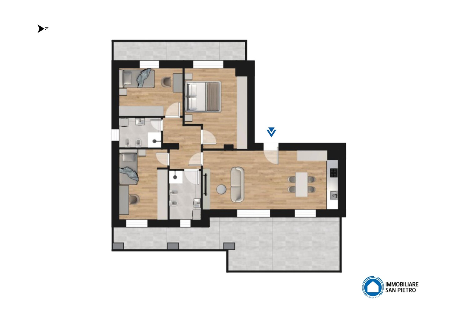 Appartamento in vendita a Zola Predosa