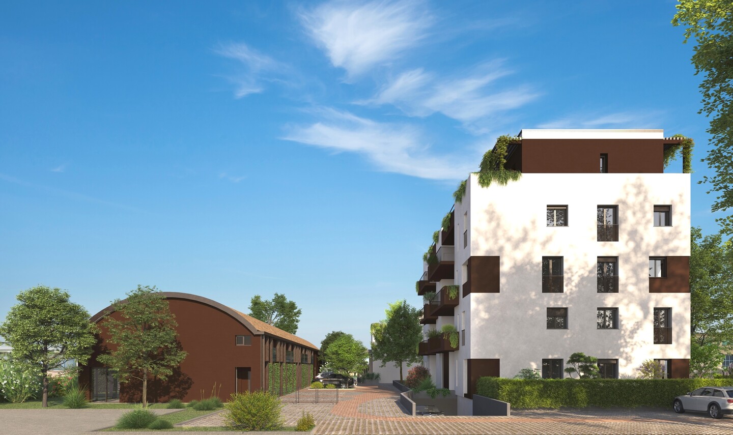 Trilocale al piano terra con giardino in vendita a San Lazzaro di Savena