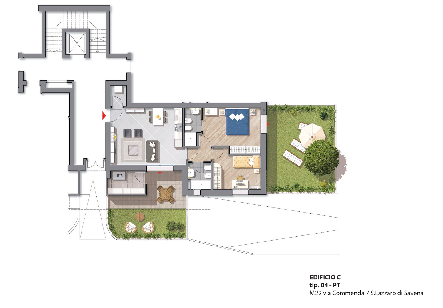 San Lazzaro di Savena: Appartamento con giardino