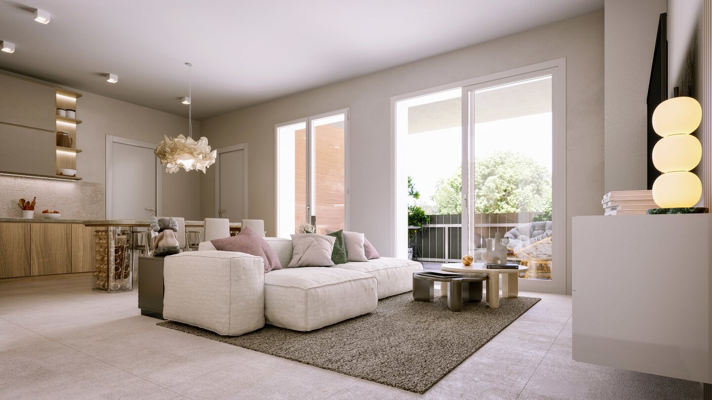 Trilocale al 1° piano in costruzione ad Osteria Nuova