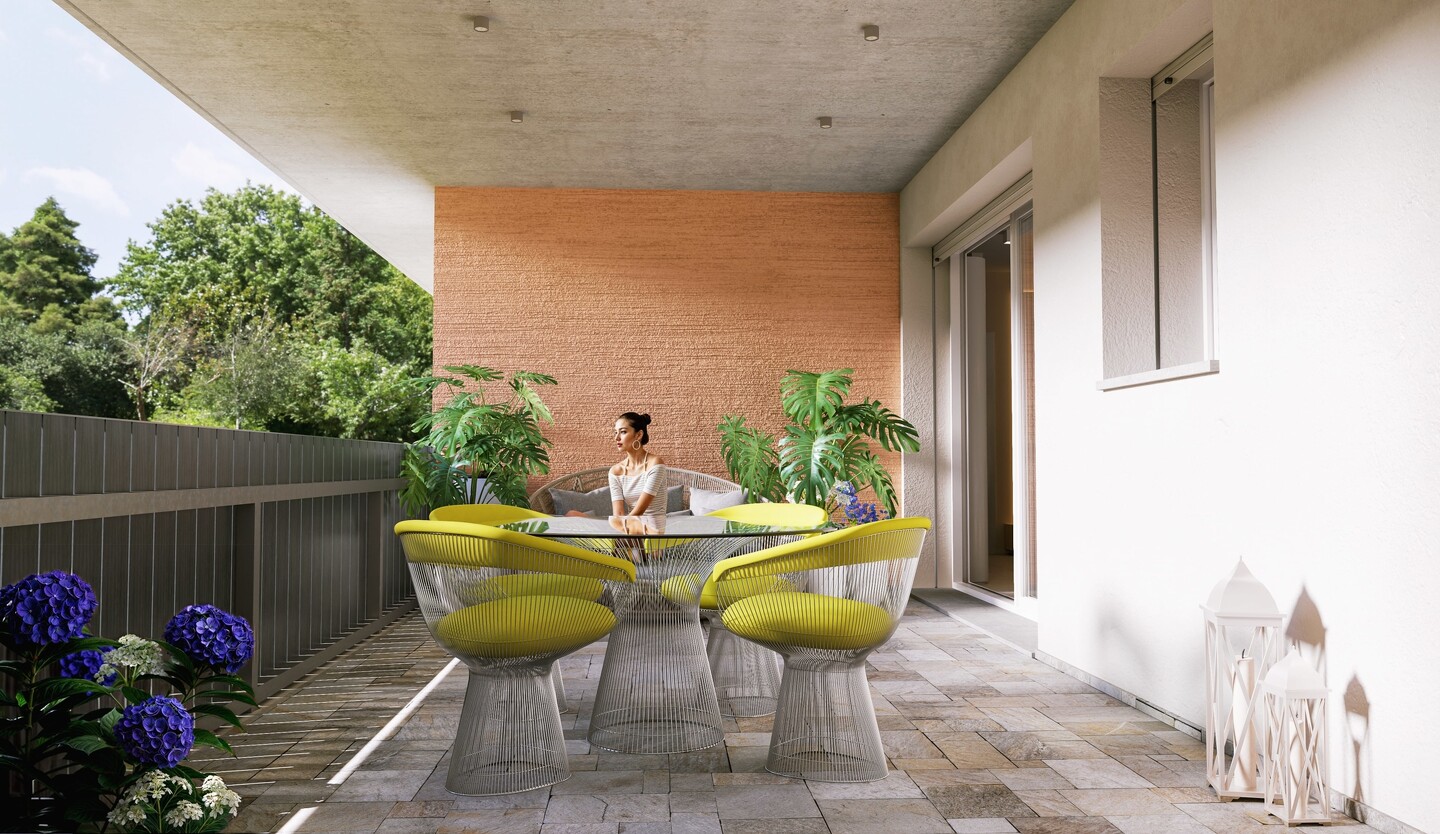 Trilocale con ampio terrazzo in costruzione ad Osteria Nuova