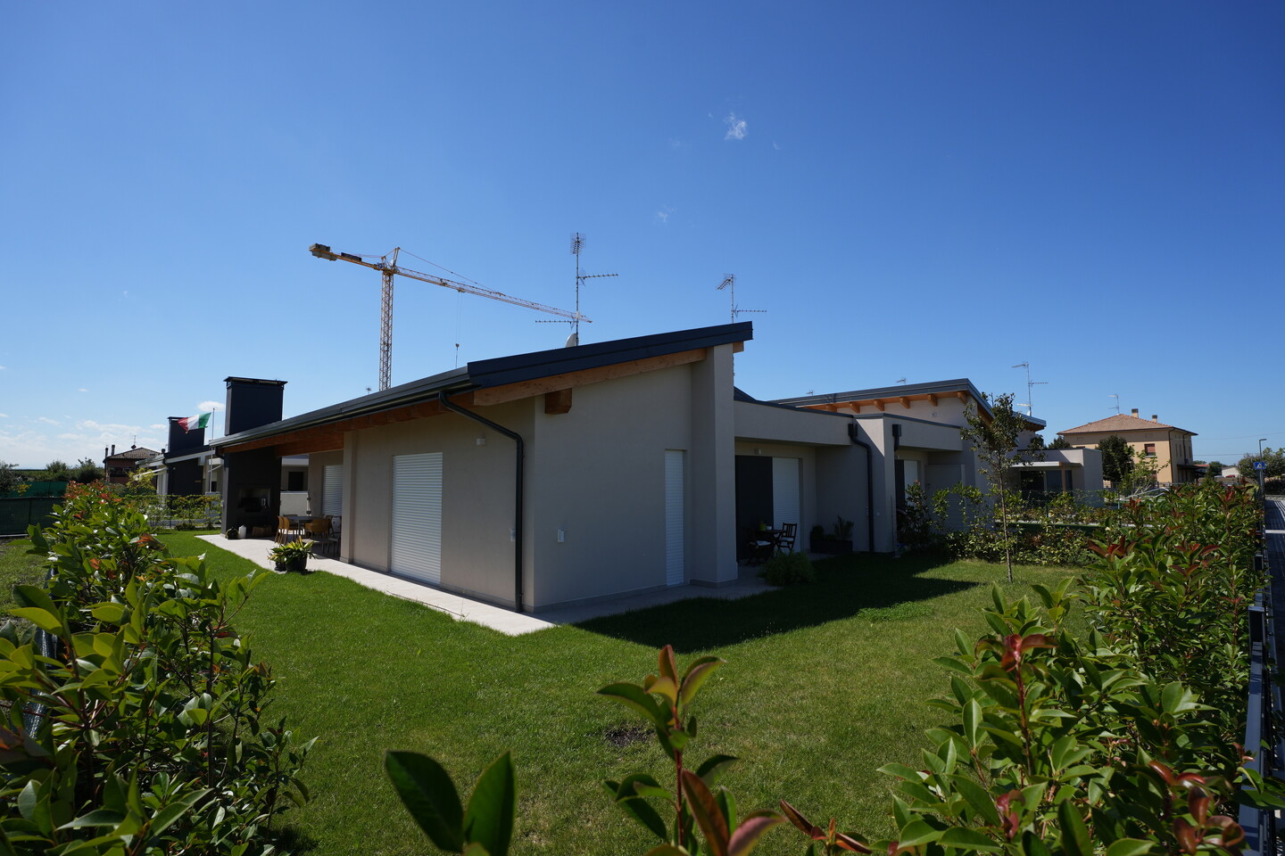 Porzione di Bifamiliare di nuova costruzione con giardino in vendita a San Giovanni in Persiceto