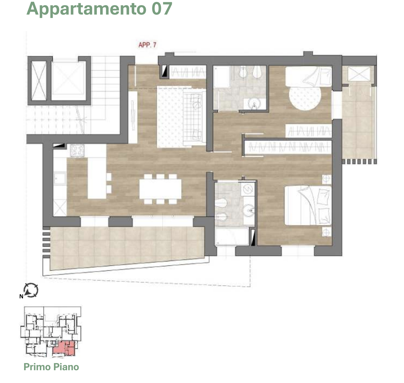 Appartamento di nuova costruzione in vendita a San Giovanni in Persiceto