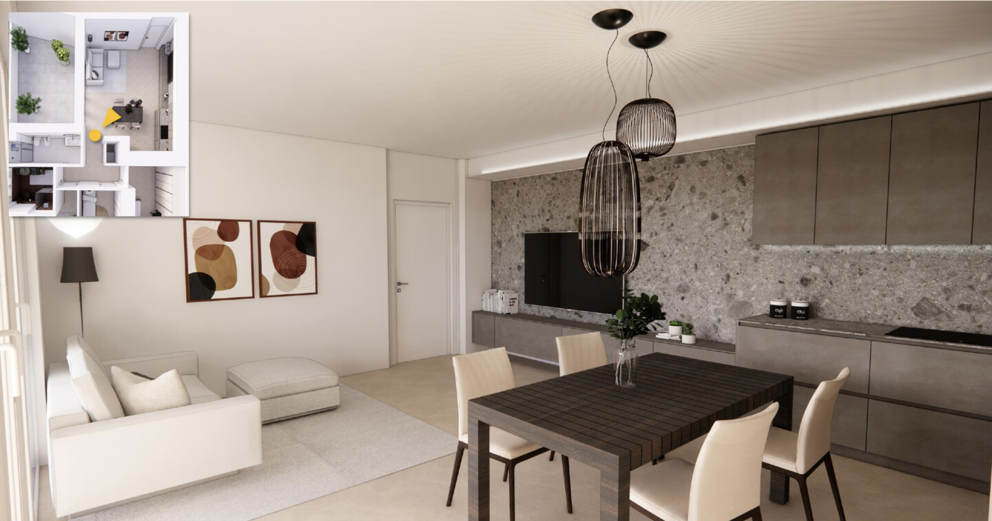 Quadrilocale ultimo piano nuova costruzione in vendita a San Giovanni in Persiceto