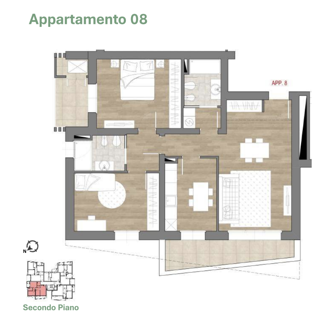 Appartamento di nuova costruzione in vendita a San Giovanni in Persiceto