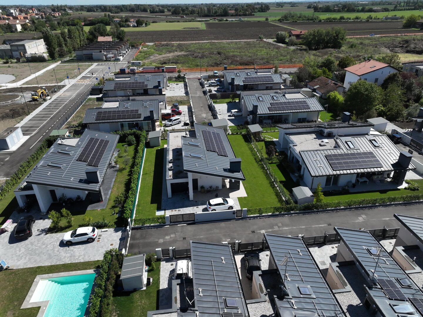 Villetta monofamiliare di nuova costruzione con giardino in vendita a San Giovanni in Persiceto