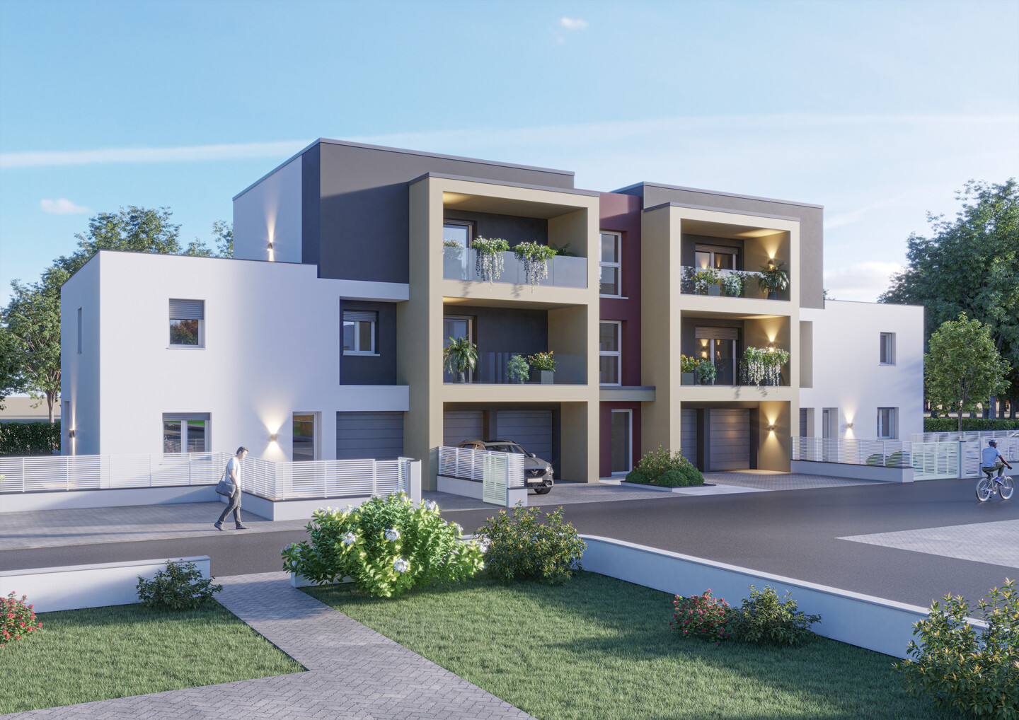 Appartamento con terrazzo abitabile e garage, in vendita a San Pietro in Casale
